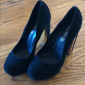 ALDO suede pumps